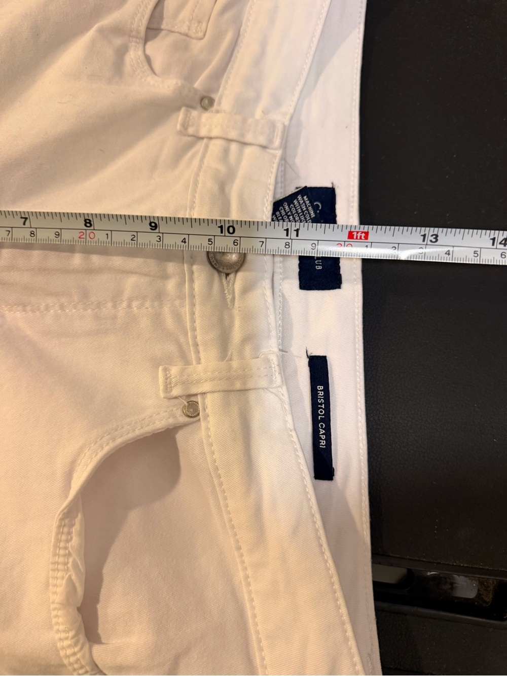 Charter Club White Bristol Capri Pants - Picture 8 of 8